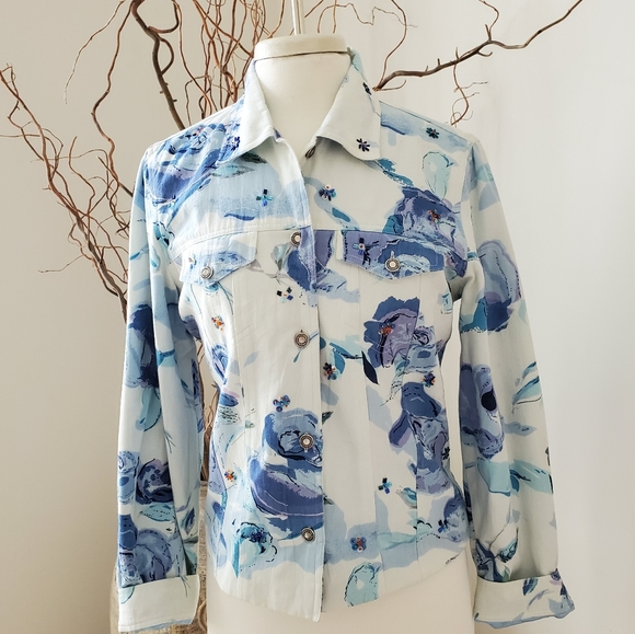 Madison Studio Jackets & Blazers - NWT Madison Studio Floral Embellished Jacket.